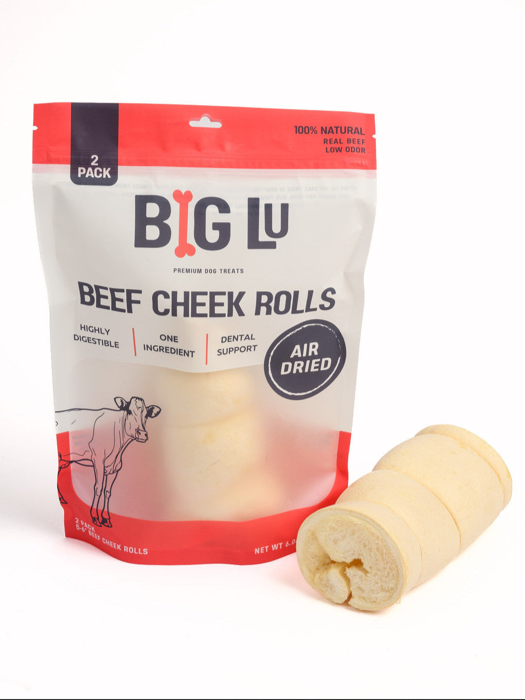 Beef Cheek Rolls Dog Treat