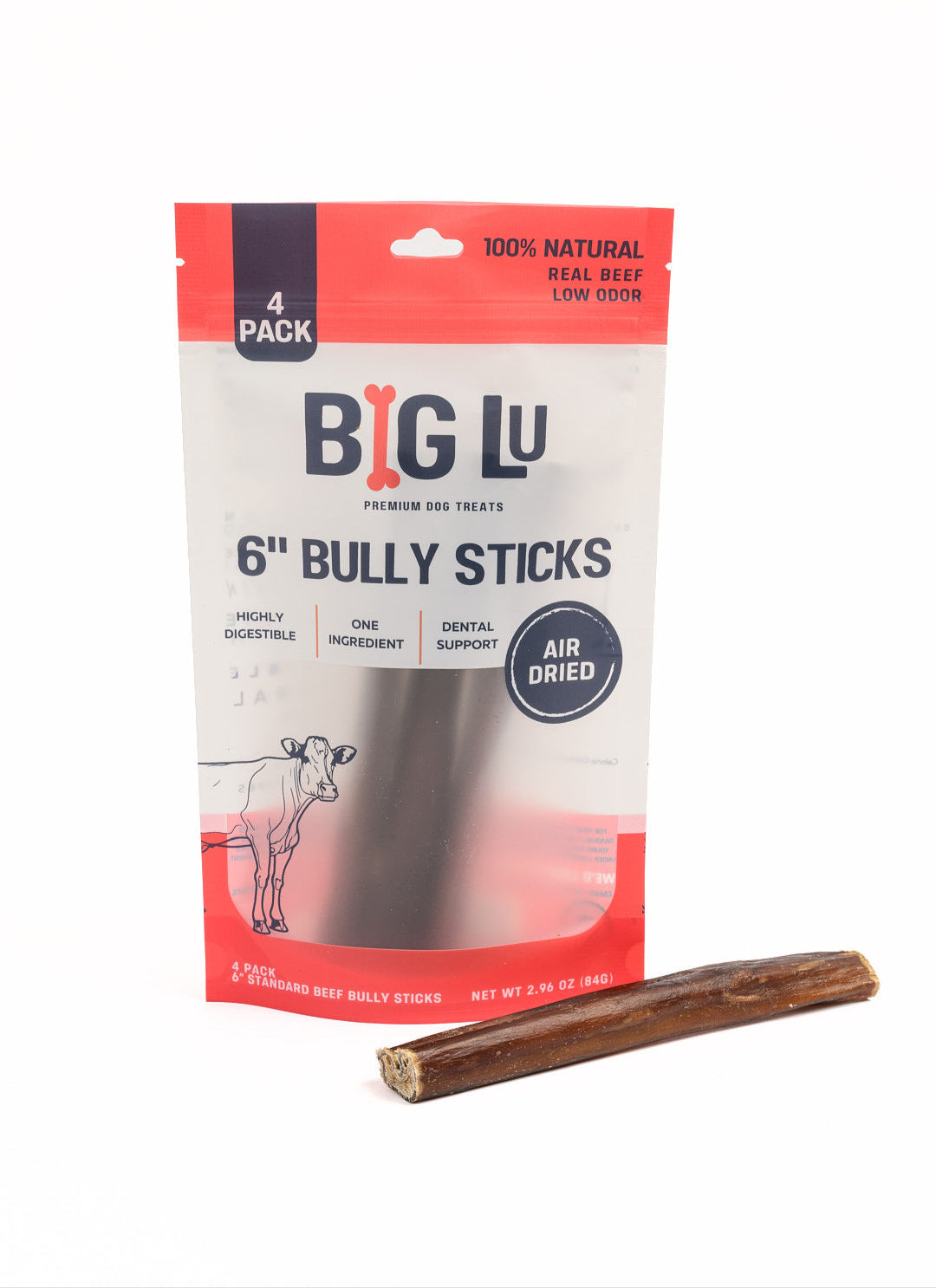 6" STANDARD BULLY STICKS