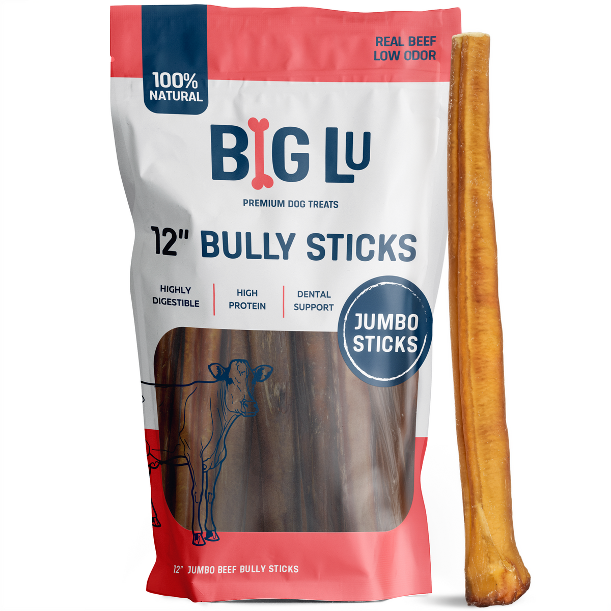 12" JUMBO BULLY STICKS