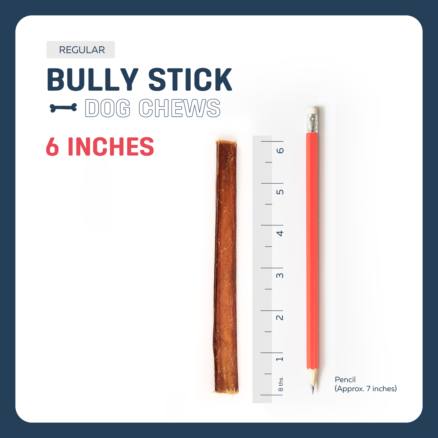 6" STANDARD BULLY STICKS