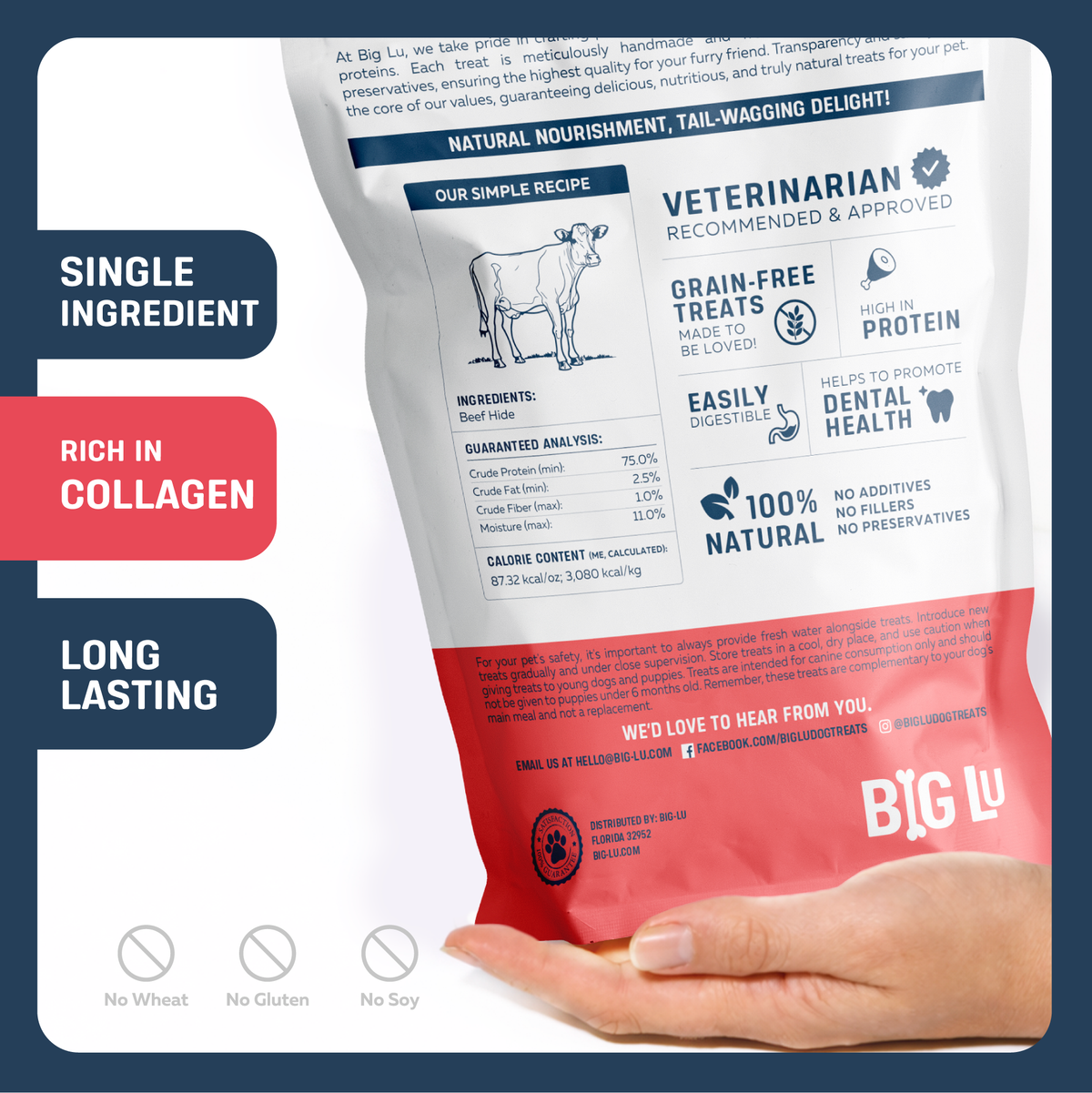 6" BRAIDED COLLAGEN