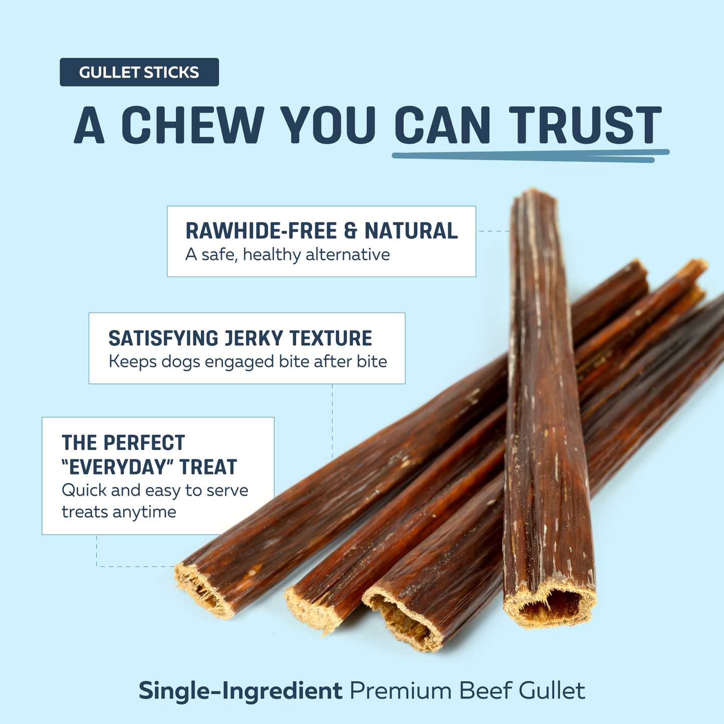6" BEEF GULLET STICK