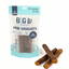 Packaging of Big Lu Hare Sausages with three sausages displayed on a white background