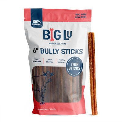 6" THIN BULLY STICKS
