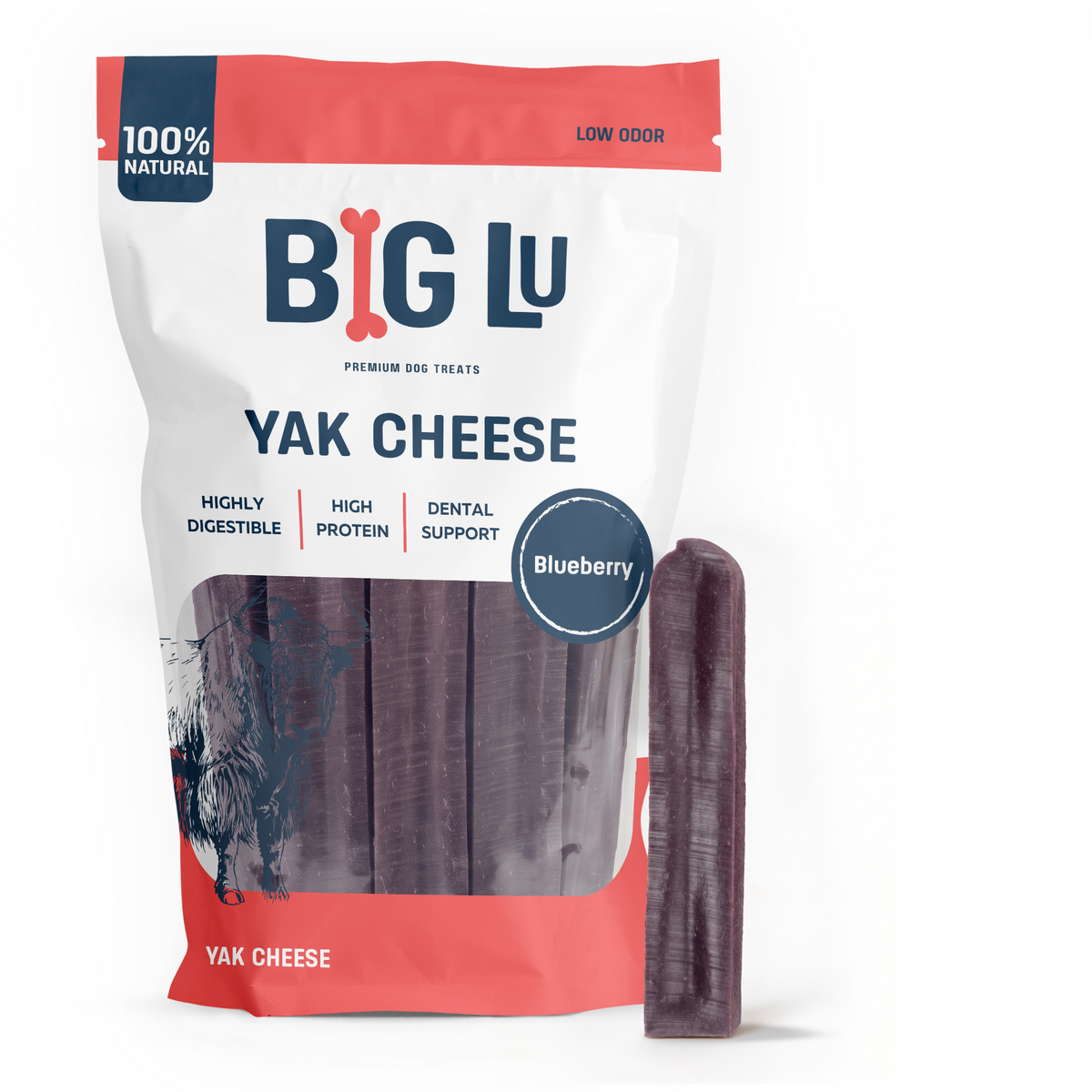 BLUEBERRY YAK CHEWS